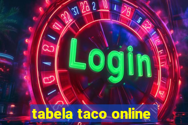 tabela taco online